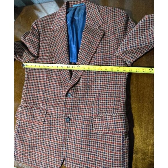 Vtg Andhurst Belk Matthews Plaid Blazer Sport Jacket Men's Sz 38R Leisure Retro - Picture 9 of 10
